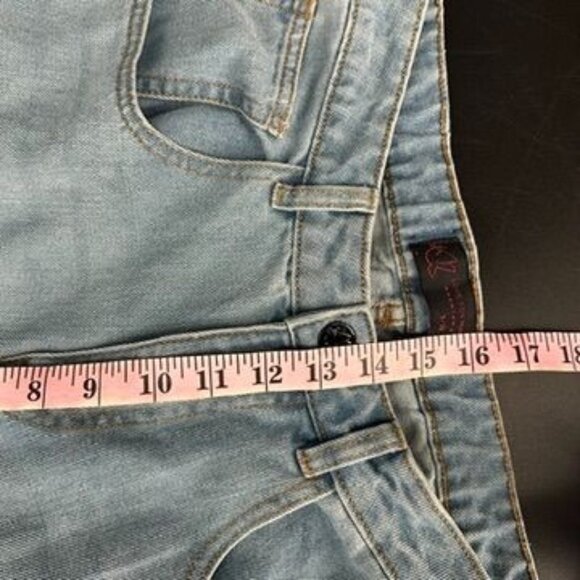 Love For Humanity Light Wash Baggy Wide Leg Jeans sz 9 - Picture 5 of 9